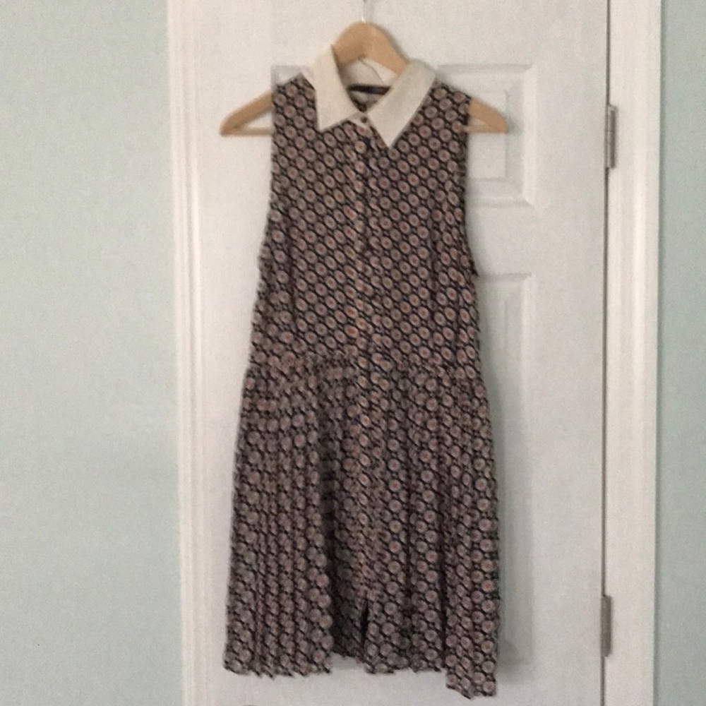 Sugar lips super cute sleeveless collared dress